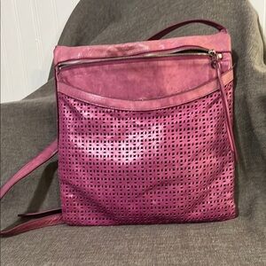 Purple/Pink CROSSBODY…Front/Back Pockets and INSIDE pockets.